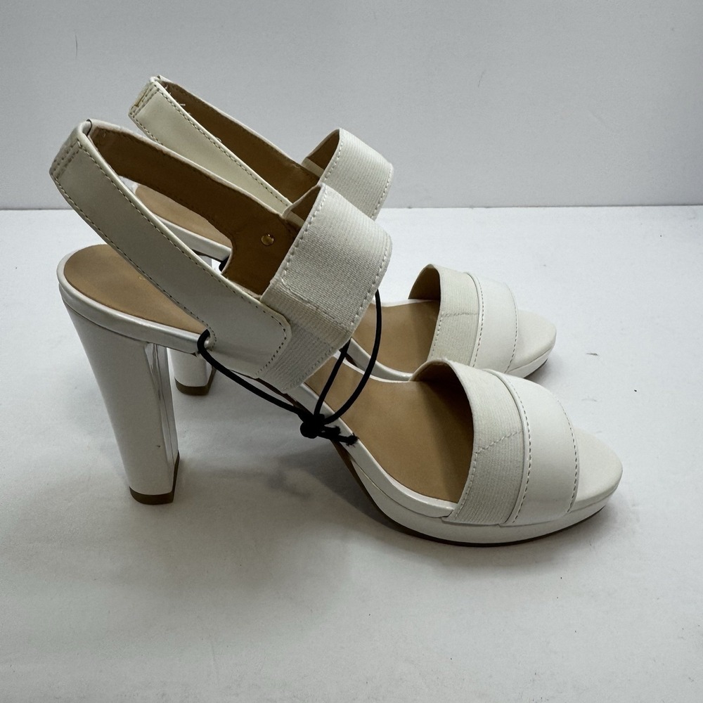 Liz Claiborne Dara Women's White Strappy Heels Size 6 M Medium BNIB - Picture 7 of 11